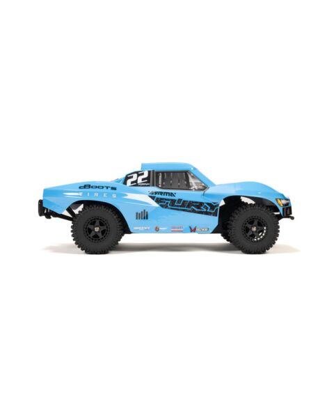 Arrma 1/10 FURY MEGA 550 2WD Short Course Truck RTR with Battery & Charger Blue